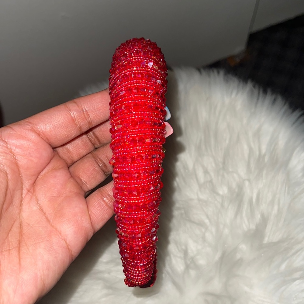Bling headband Red ( free gift 🎁 with purchase)